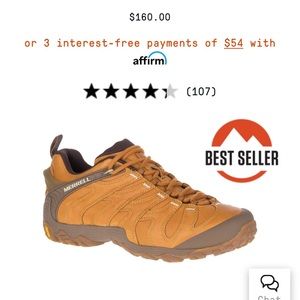 Men’s Merrell Cham 7 slam Luna leather